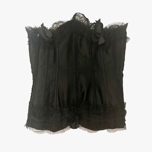 Unbranded Corset Size S Black Side Zipper